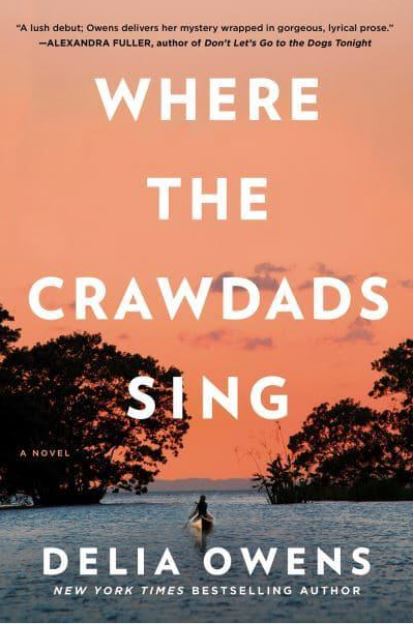  Where the Crawdads Sing by Delia Owens.
