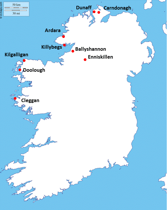 See map of Ireland