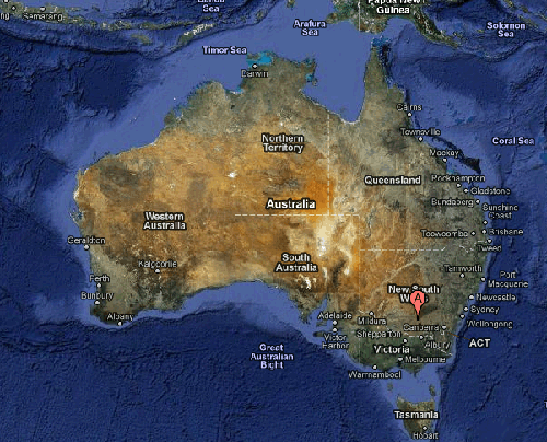 Google maps - Narrandera location