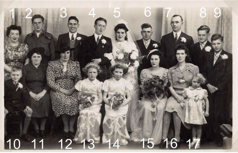 Wedding Day photograph indexed