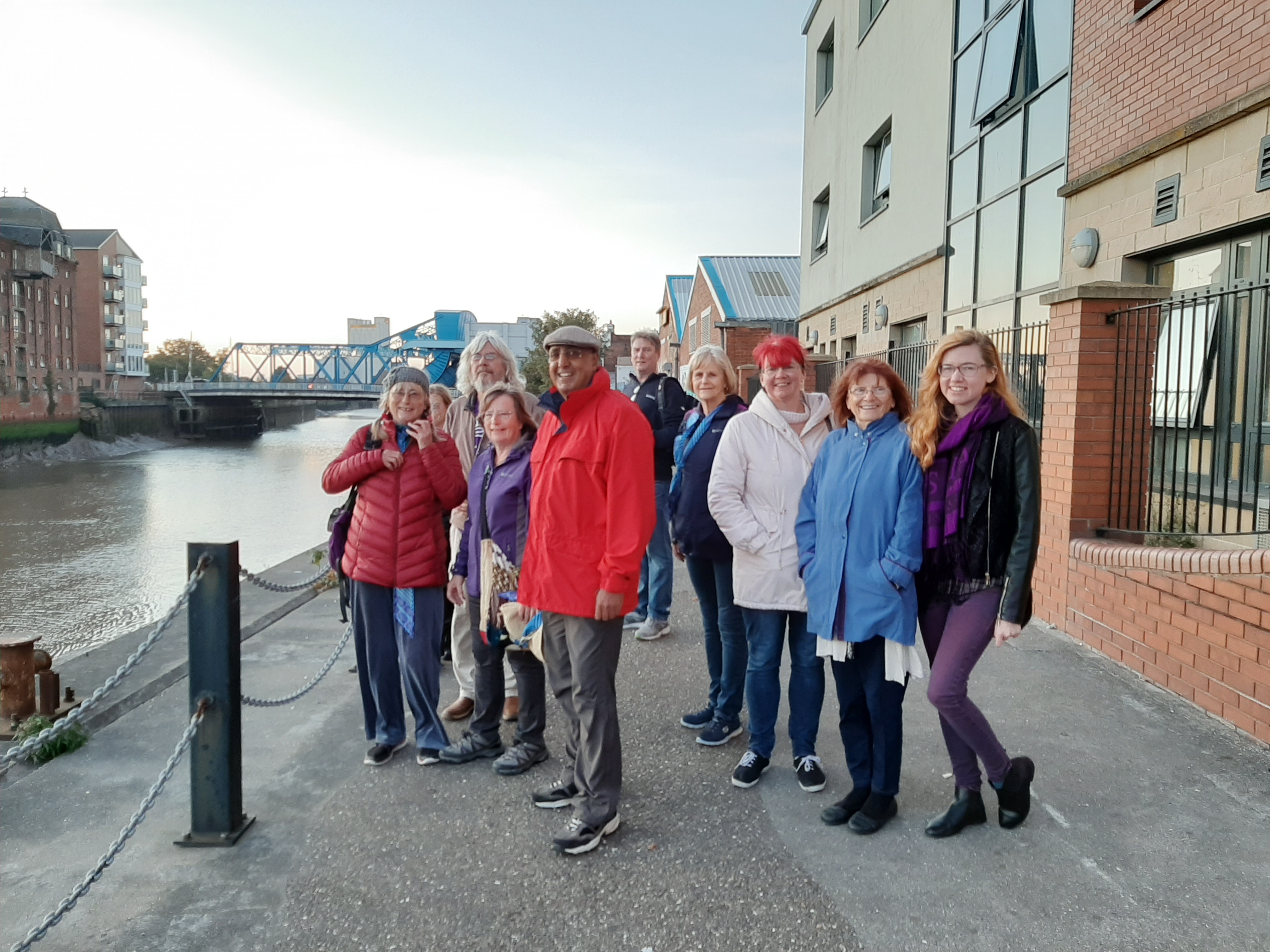 The Hull Story Walk walkers